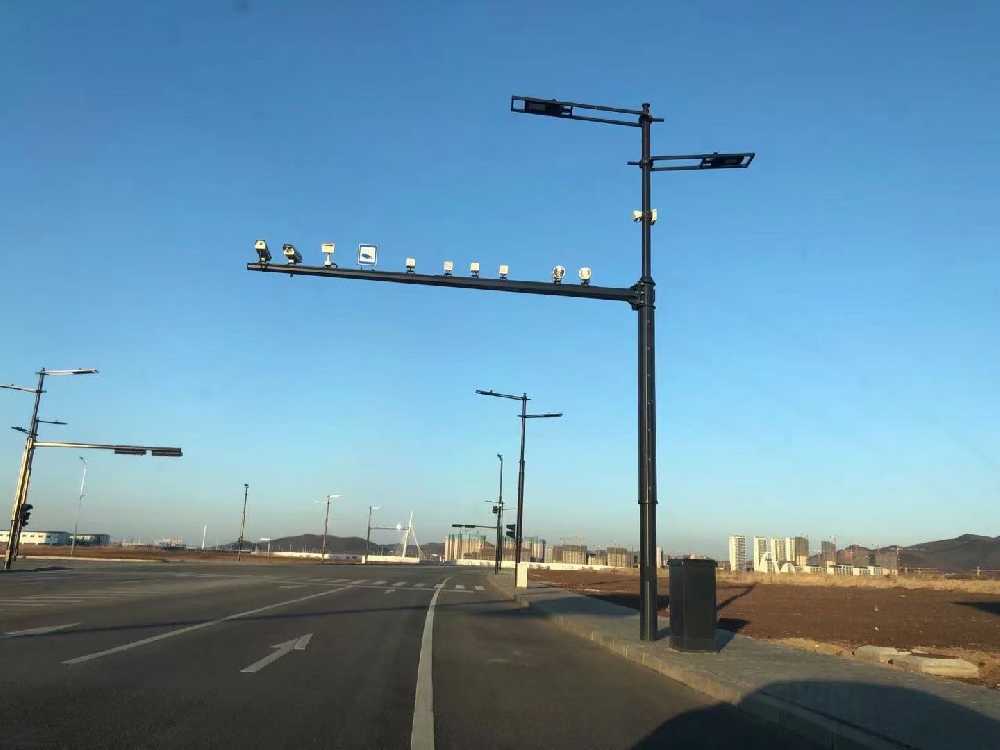 玉树市黑龙江佳木斯综合路灯杆项目